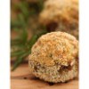 Rosemary Encrusted White Bean and Jalapeno Stuffed Mushrooms