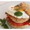 Open-Faced Applewood Pork Breakfast Sandwich