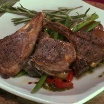 Lamb Chops with Mint Cilantro Chutney