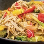 Oat Pasta with Sautéed Vegetables