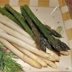 Garlicky Asparagus Spears